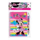 DIAKAKIS Minnie egér: Jegyzetfüzet tollal