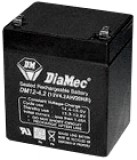 DIAMEC 12V 4,5Ah 12V, 4.5Ah, zselés, ólom akkumulátor, gondozásmentes, 105.5x89.5x70mm, 1.5kg.
