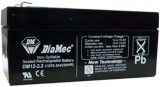 Diamec DM12-3.3 12V 3.3Ah zselés ólom akkumulátor gondozásmentes