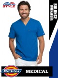 Dickies Medical BALANCE ROYAL férfi v-nyakú három zsebes stretch egészségügyi tunika felső - munkaruha