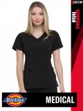 Dickies Medical EDS ESSENTIALS BLACK unisex egészségügyi tunika felső - munkaruha