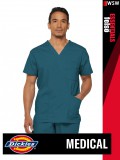 Dickies Medical EDS ESSENTIALS CARRIBEAN férfi v-nyakú egészségügyi tunika felső - munkaruha