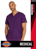 Dickies Medical EDS SIGNATURE EGGPLANT unisex egészségügyi pamutgazdag tunika felső - munkaruha