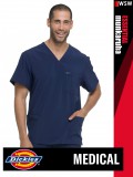 Dickies Medical EDS SIGNATURE NAVY férfi egészségügyi stretch tunika felső - munkaruha