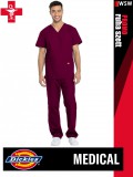Dickies Medical PROMO SCRUB WINE unisex egészségügyi munkanadrág és felső szett - munkaruha