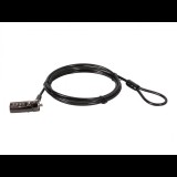 Dicota D31940-V1 Laptop zár 2.5 x 6mm - Fekete (D31940-V1)