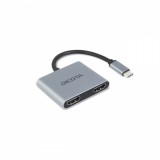 Dicota D32063 USB-C apa - USB-C/USB-A/2x HDMI anya Adapter (D32063)