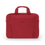 Dicota Eco Slim Case BASE notebook táska 35,8 cm (14.1") Aktatáska Vörös