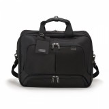 DICOTA Twin PRO laptop táska 39,6 cm (15.6") Felül nyitható táska Fekete