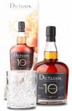 Dictador 10 éves Rum + Pohár (40% 0,7L)