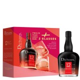 Dictador 12 éves Rum + 2 Pohár (40% 0,7L)