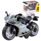 Diecast modell Motorkerékpár zsinóros játékkal ZA3933