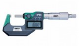 Digitális adatkimenetes IP65 vízálló külső mikrométer, frikciós dobbal 0-25/0.001 mm - Insize 3101-25FA