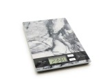 Digitális konyhai mérleg fehér márvány mintával 5kg 57268B
