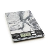 Digitális konyhai mérleg fehér márvány mintával 5kg 57268B