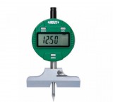 Digitális mérőórás mélységmérő, késélű talppal 0-12.7/0.01 mm - Insize 2143-101