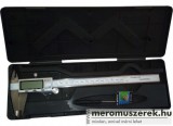 Digitális tolómérő, mélységmérővel 200 mm-es fémházas kivitel