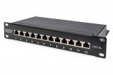 Digitus 12-port Patch Panel 1U Black DN-91612S-EA