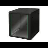 Digitus 19" Fali rack szekrény 12U 638x600mm - Fekete (DN-19 12U-6/6-EC-SW)