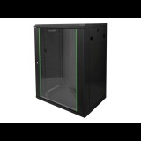 Digitus 19" Fali rack szekrény 16U 816x600mm - Fekete (DN-19 16-U-EC-SW)