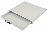 Digitus 1U lockable drawer with handle 44x481x400mm Grey (RAL 7035) DN-19 KEY-1U