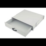 Digitus 2U zárható fiók fogantyúval szürke (DN-19 KEY-2U) (DN-19 KEY-2U)