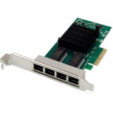Digitus 4 port Gigabit Ethernet network card RJ45 PCI Express Intel I350 (DN-10114)