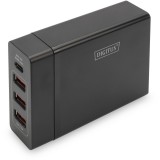 Digitus 4-Port USB Charger, 72W, 1xUSB-C (Power Delivery), (DA-10195)
