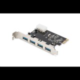 Digitus 4xUSB 3.0 PCIe bővítő kártya (DS-30221-1) (DS-30221-1)