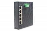 Digitus 5 Port Gigabit Ethernet Network Switch Switch Flat Industrial Unmanaged  DN-651126
