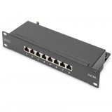 Digitus 8-Port Patch Panel 1U Black (DN-91608S-EA)