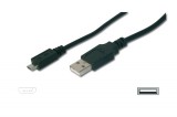 Digitus AK-300127-018-S1 USB kábel 1,8 M USB 2.0 USB A Mini-USB B Fekete