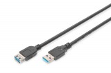 Digitus AK-300203-018-S USB kábel 1,8 M USB 3.2 Gen 1 (3.1 Gen 1) USB A Fekete