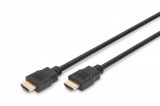 DIGITUS AK-330107-050-S High Speed UHD 4K 3D 30Hz 2.0 aranyozott Ethernet HDMI kábel 5m