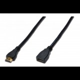 Digitus AK-330201-020-S High Speed HDMI hosszabbító kábel Ethernettel M/F 2m (AK-330201-020-S) - HDMI
