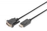 Digitus AK-340306-020-S video átalakító kábel 2 M DisplayPort DVI-D Fekete