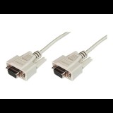 Digitus Assmann D-Sub(9) F - D-Sub(9) F Csatlakozókábel 2m Bézs (AK-610106-020-E)