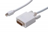 Digitus Assmann Displayport 1.1a miniDP M (plug)/DVI-D (24+1) M (plug) 2m fehér átalakító kábel