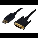 Digitus Assmann DisplayPort adapter cable, DP - DVI-D (Dual Link) (24+1) 2m Black (AK-340306-020-S)