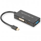 Digitus Assmann DisplayPort converter cable, mDP - HDMI+DVI+VGA (AK-340419-002-S)