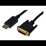 Digitus Assmann DisplayPort M - DVI-D M Adapterkábel Fekete 3m (AK-340301-030-S)