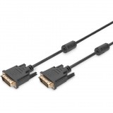 Digitus Assmann DVI connection cable, DVI-D (Dual Link) (24+1) 1m Black (AK-320108-010-S)