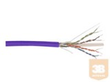 DIGITUS CAT 6 F-UTPfali kábel AWG 23/1 LSZH-1, lila