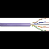Digitus CAT 6 U-UTP installation cable, 250 MHz, AWG 23/1 Dca (LSZH-1), 100 m, paper box, simplex, purple (DK-1614-VH-1)