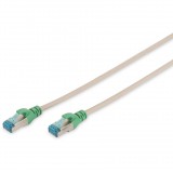 DIGITUS CAT5e F/UTP PVC 1m árnyékolt szürke patch kábel (DK-1521-010-CO)