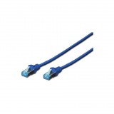 DIGITUS CAT6 S-FTP LSZH 0,25m kék patch kábel (DK-1644-0025/B)