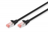 Digitus CAT6 S-FTP Patch Cable 0,25m Black  DK-1644-0025/BL