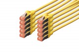 Digitus CAT6 S-FTP Patch Cable 1m Yellow (10db) Yellow DK-1644-010-Y-10