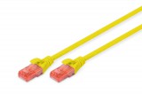 Digitus CAT6 U-UTP Patch Cable 0,5m Yellow DK-1617-005/Y