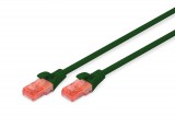 Digitus CAT6 U-UTP Patch Cable 10m Green  DK-1617-100/G